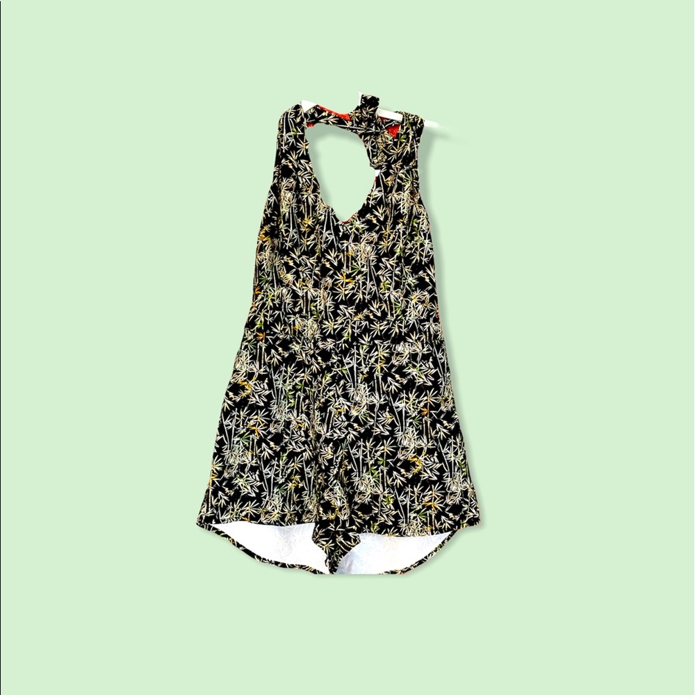 Tropical halter romper {Brand- Pull&Bear}